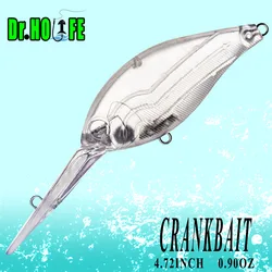 Crankbait flotante blanco de agua profunda Dr.Holife para pesca