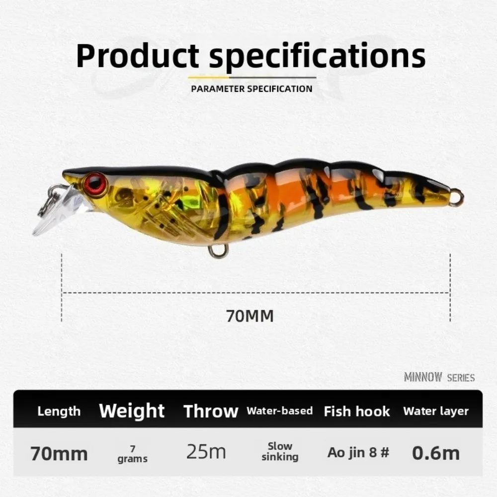 Flash Shrimp 3D para acción tipo Wobbler