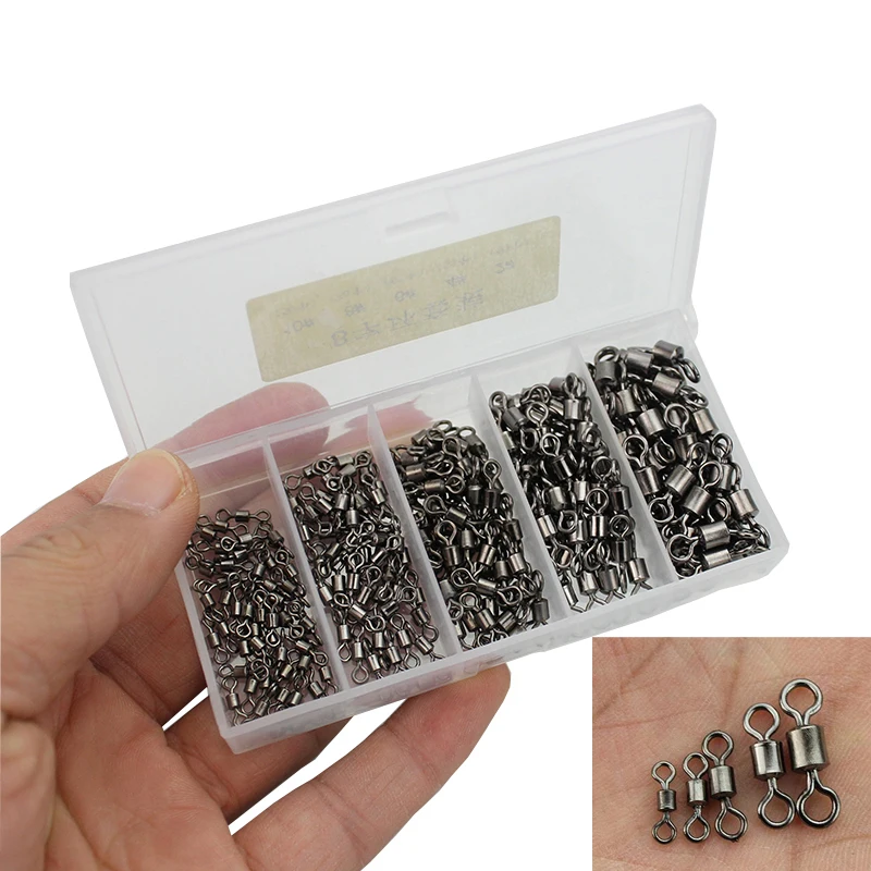 Micro Eslabones Giratorios Barril con Anillo Sólido - imagen 2
