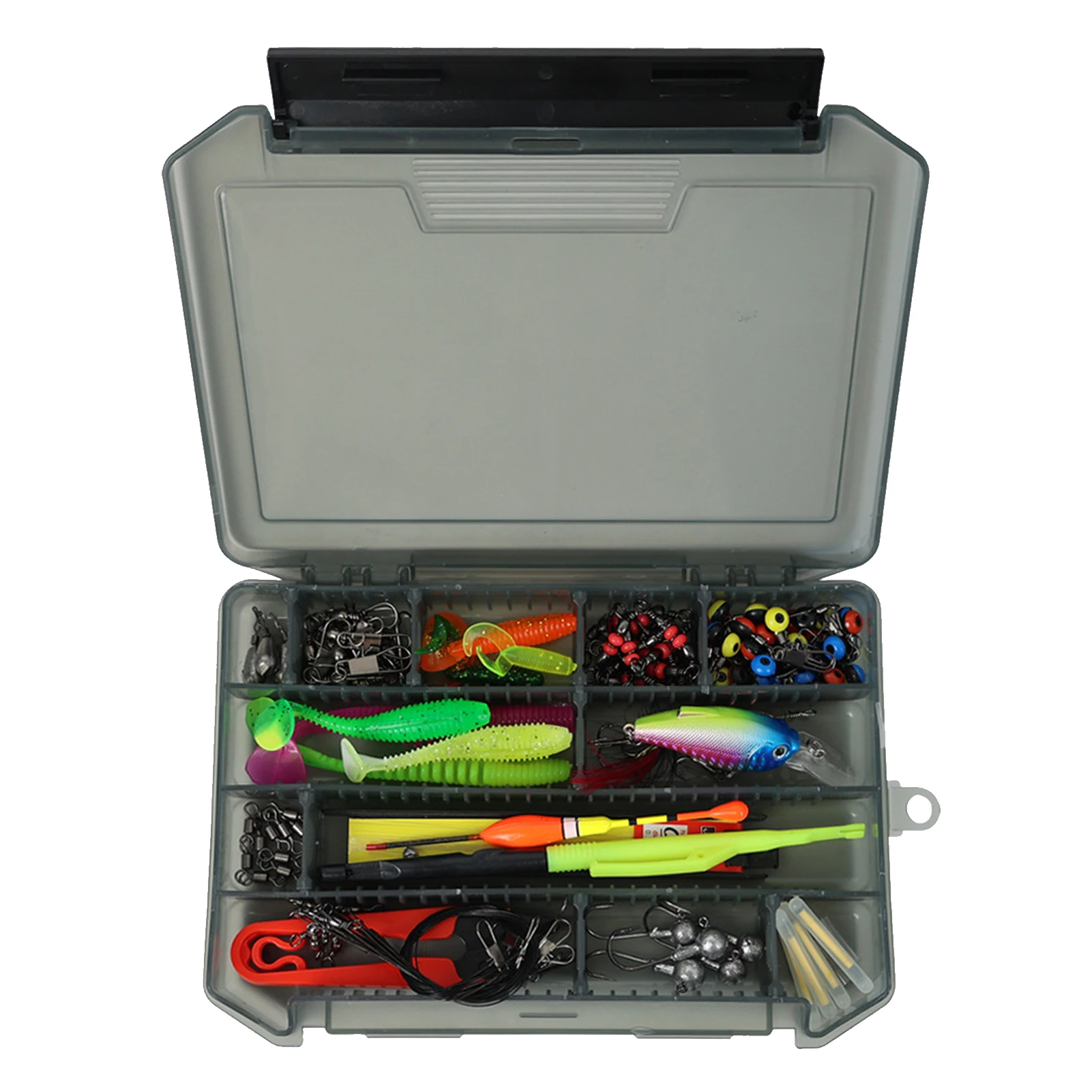 Kit de señuelos para lubina con anzuelos giratorios y tijeras flotantes - imagen 5