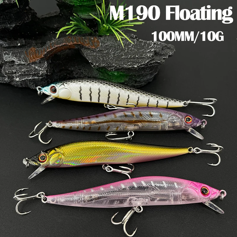 Wobbler minnow flotante y suspendido – Largo alcance para lucio - imagen 3