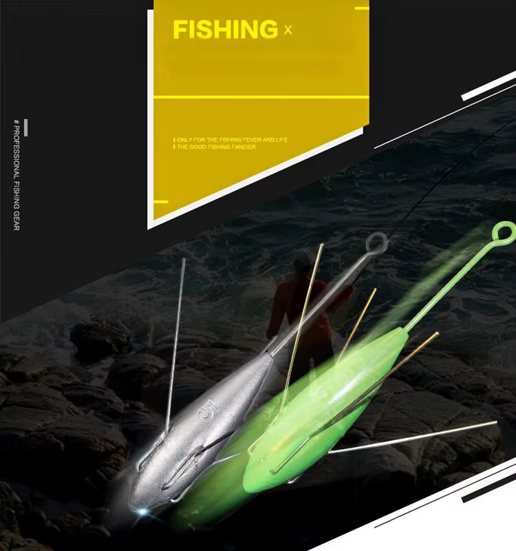 Plomo Sputnik fundición larga - Ideal para pesca de atún - imagen 2