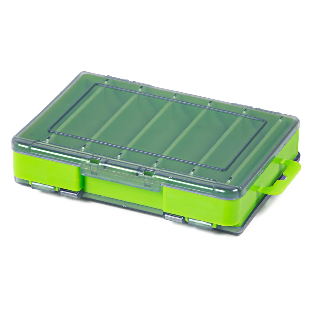 Caja abierta mostrando los dos lados