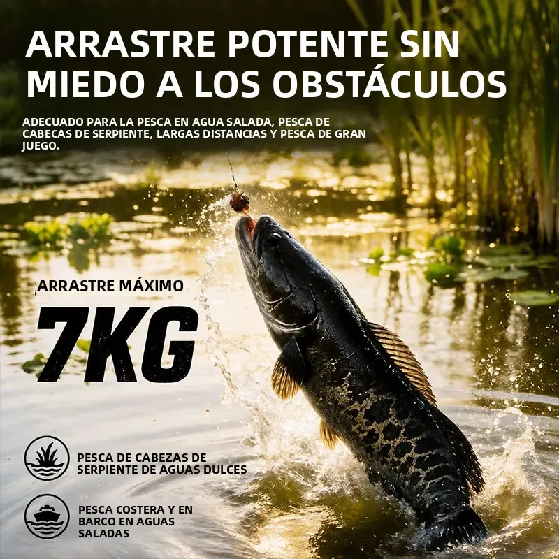 Carrete de Pesca Deukio de alta velocidad – para agua dulce y salada - imagen 2