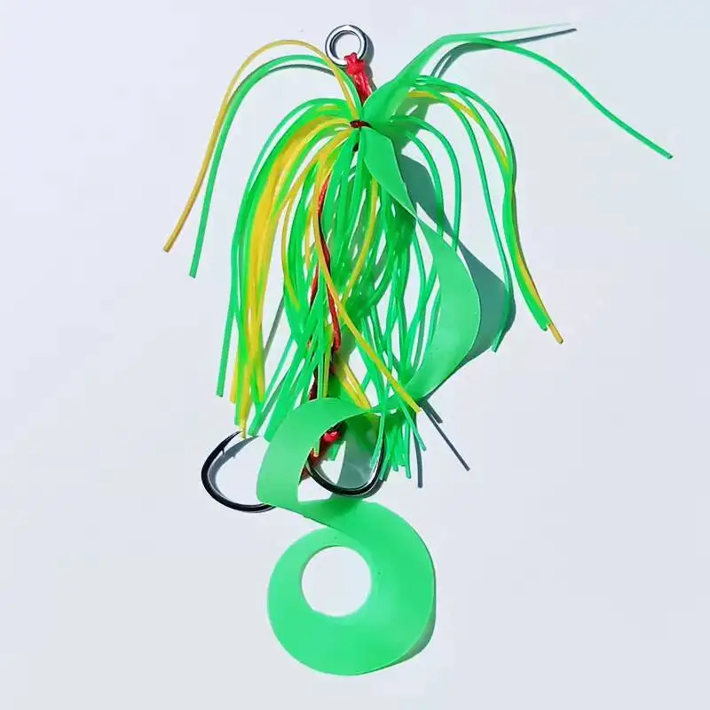 Kabura Jig Head con falda para jigging pargo y lubina - imagen 5