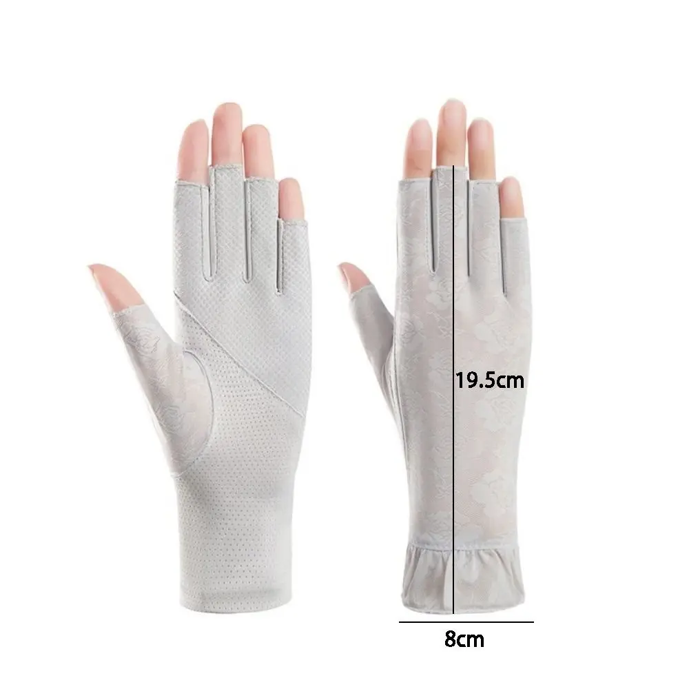 Guantes de medio dedo en colores