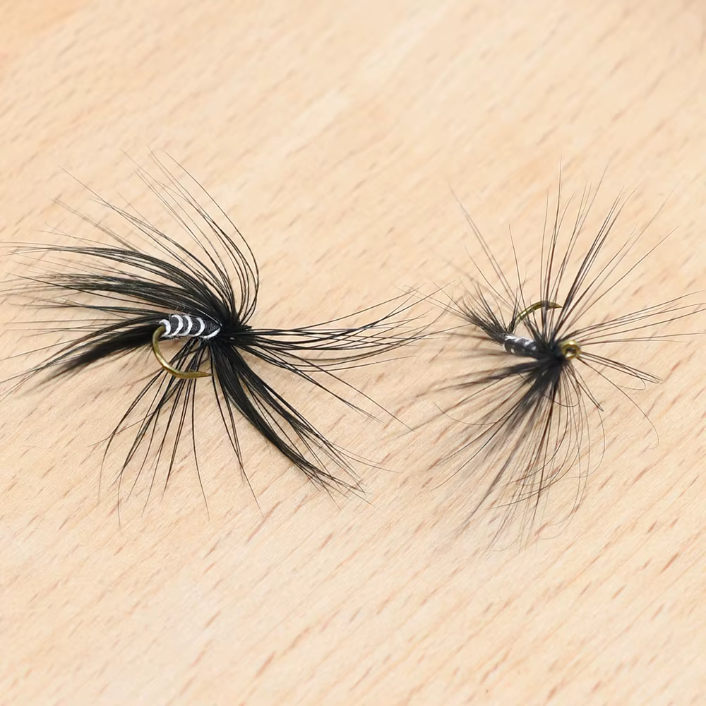 Moscas Secas Trucha MNFT Cebra Negra – Nº10 - imagen 2