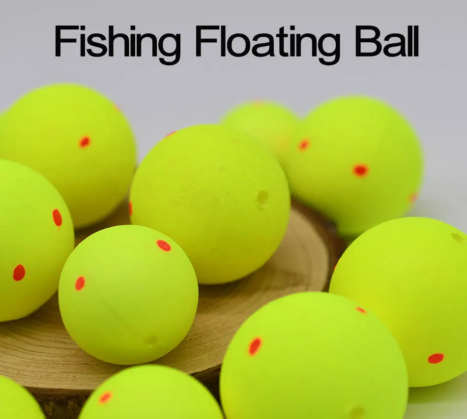 Bolas MNFT flotantes de pesca en amarillo