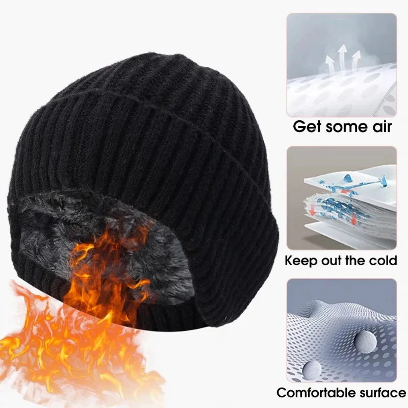 Gorro térmico pesca invierno unisex con cuello protector - imagen 4