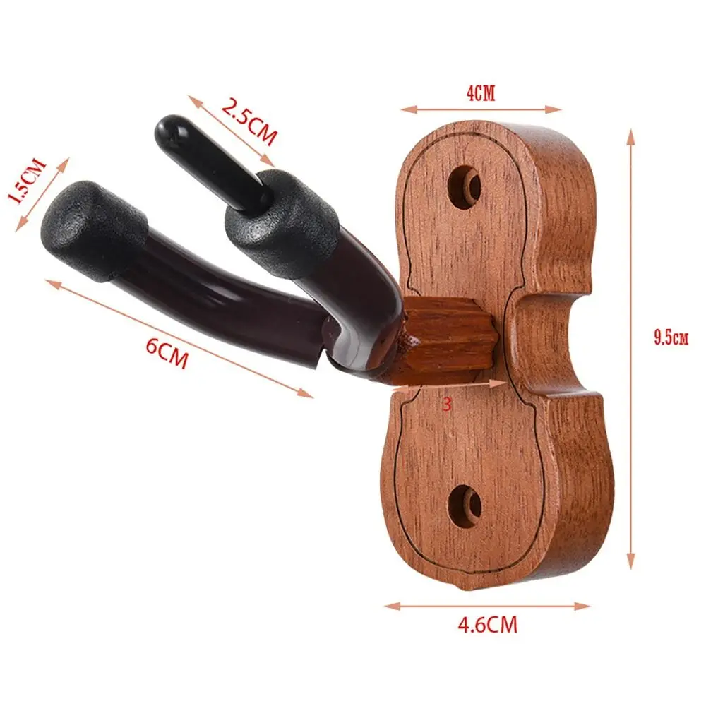 Gancho para violín con forma de violín montado en pared