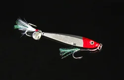 Vislok Laser Jigbait de pesca con anzuelos reforzados en salada