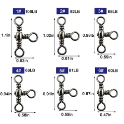 Swivel 3 Vías Cruzado – Giratorio para Pesca Marina
