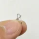 Conector giratorio de barril de acero inoxidable con anillos ovalados - imagen 4