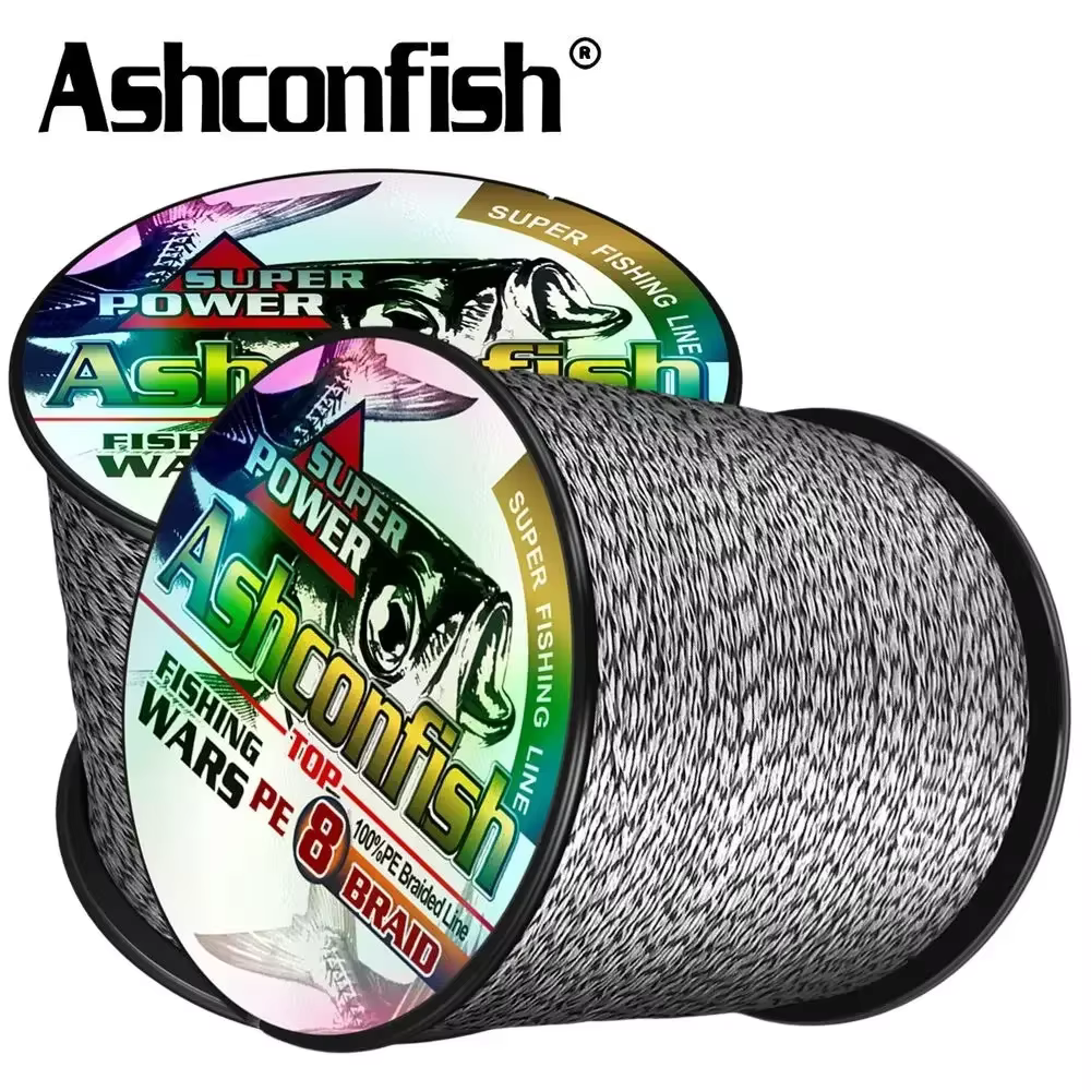 Ashconfish Sedal Trenzado PE Invisible – Colores variados - imagen 2