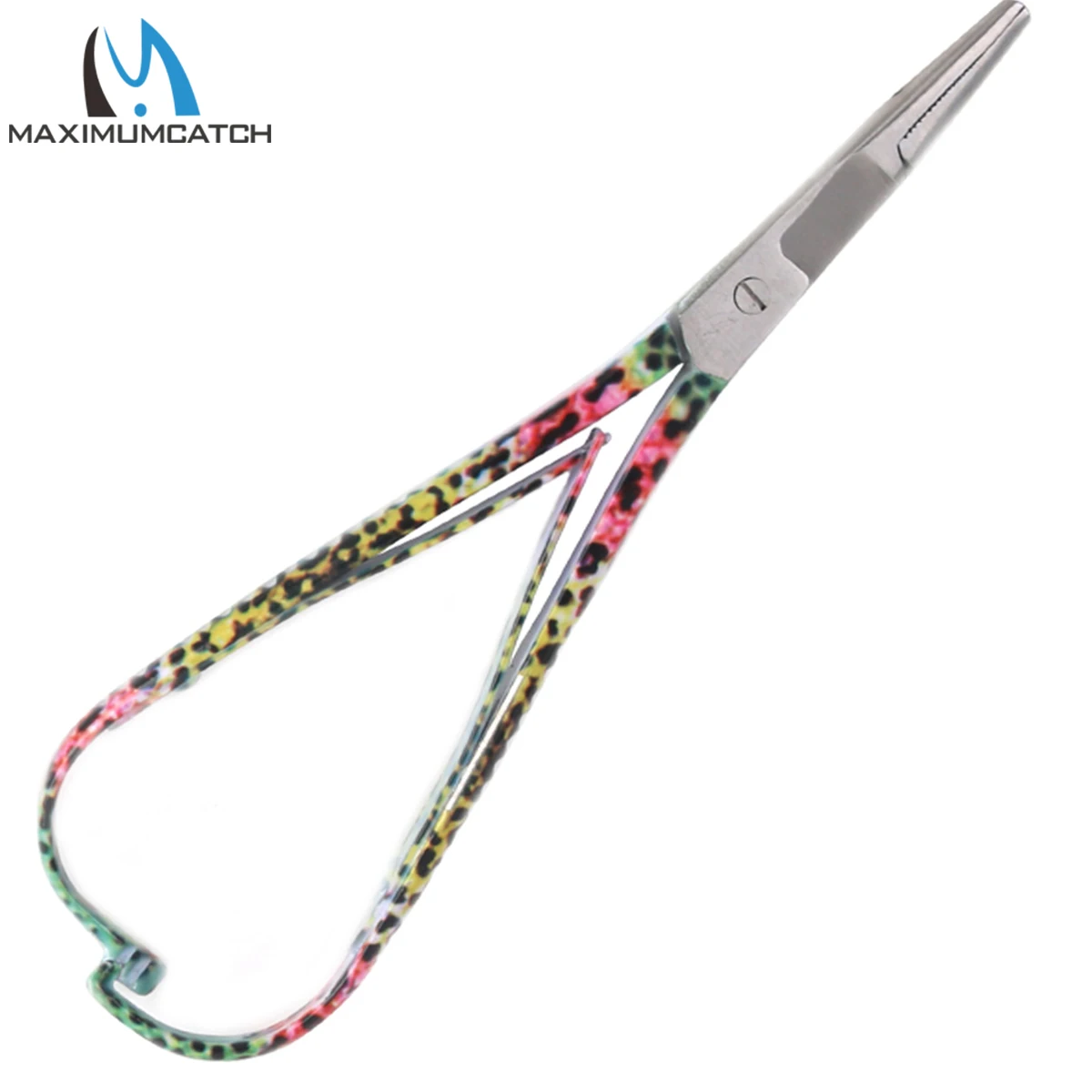 Pinzas de pesca MAXCATCH hemostatas curvas inox para trucha y salmón - imagen 3
