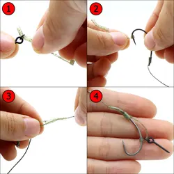 Alineadores de línea D Rig Kickers para carpa Method Feeder
