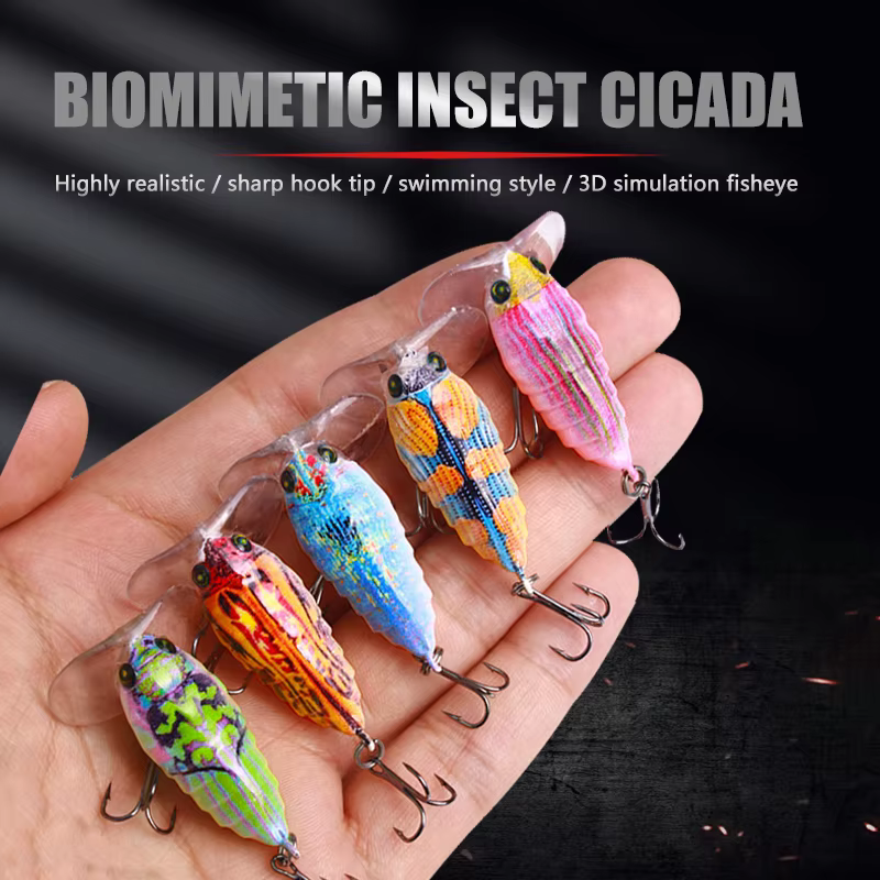 Cebo Topwater Mariquita Artificial 4 cm para lubina y carpa