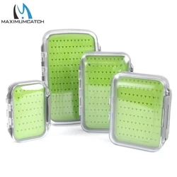 Caja de pesca con mosca MAXCATCH de doble tapa transparente