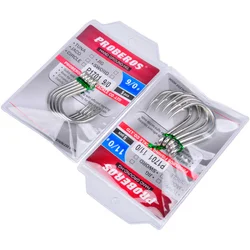 Anzuelos jig head con anilla y púas de acero alto carbono para agua salada