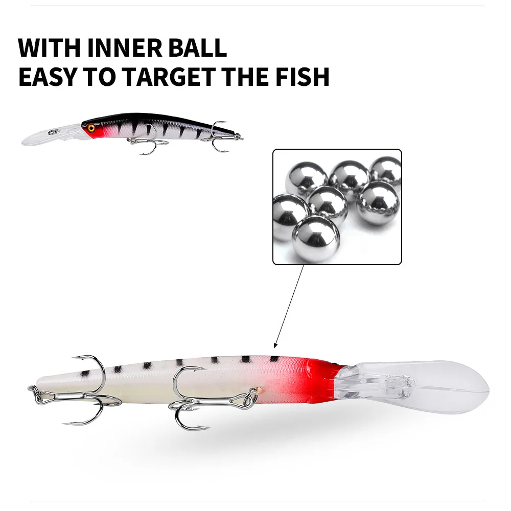 Proberos Swimbait superficial para pesca de arrastre - imagen 5