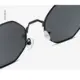Gafas de sol UV400 polígono octogonal retro con protección