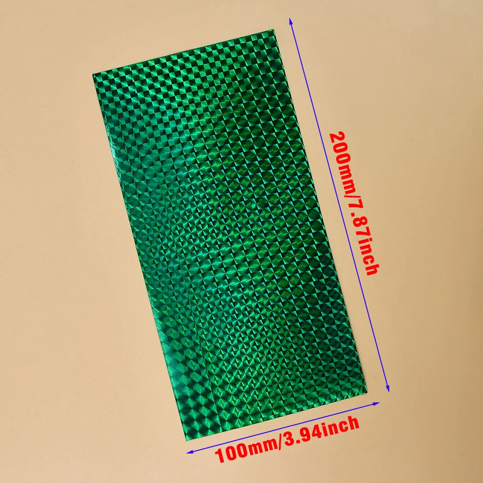 Aplicación como detalle holográfico en señuelo