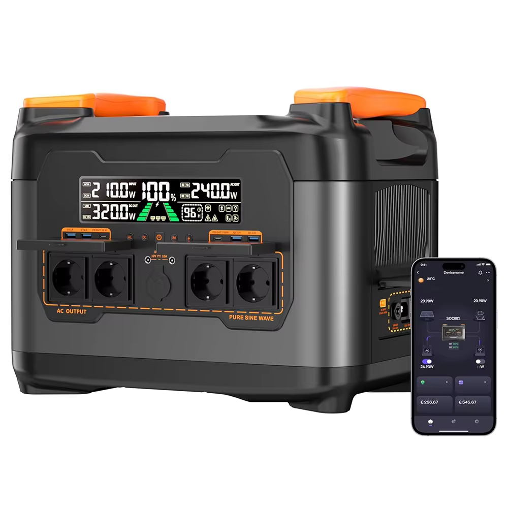 NECESPOW S2400 – Estación de energía portátil 2400W LiFePO4 - imagen 2