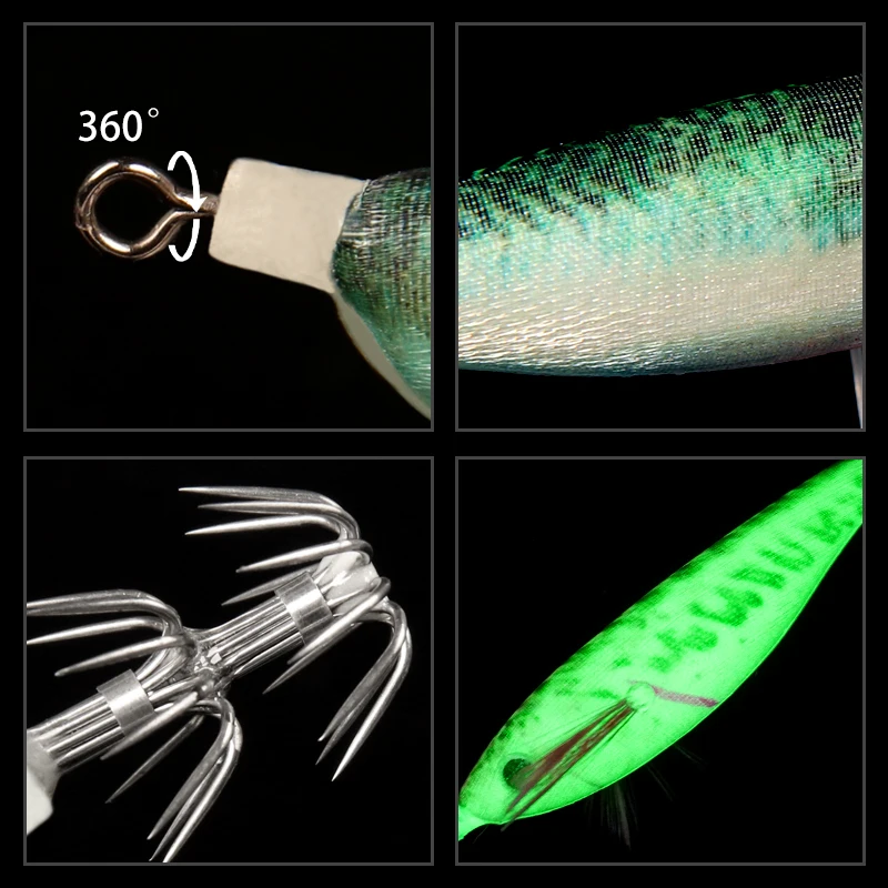LETOYO Sutte EGI – Señuelo luminoso flotante para calamar - imagen 3