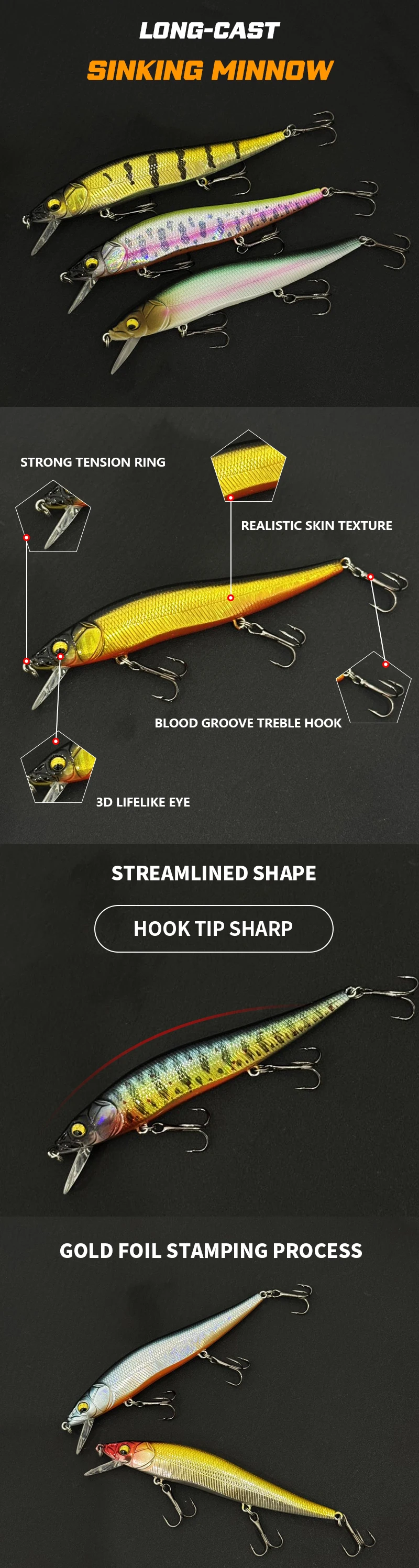 Minnow hundible 110mm