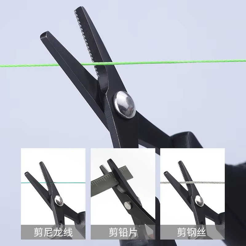 Tijeras de pesca con titanio – Multifuncionales para línea trenzada - imagen 4