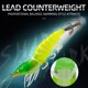 ShareShark señuelo luminoso de camarón para pesca en agua salada - imagen 2