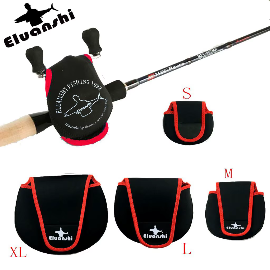 Eluanshi Funda carrete mosca neopreno rojo - imagen 2