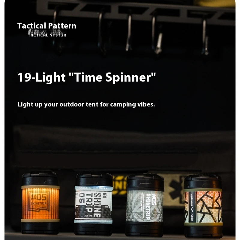 ShineTrip Lámpara de camping LED regulable 4 niveles con imán - imagen 2