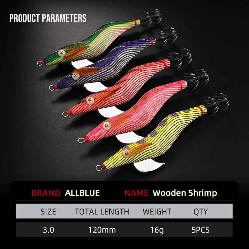 ALLBLUE Egi Kit 3.0 – Hundimiento lento para jigging en agua salada - imagen 4