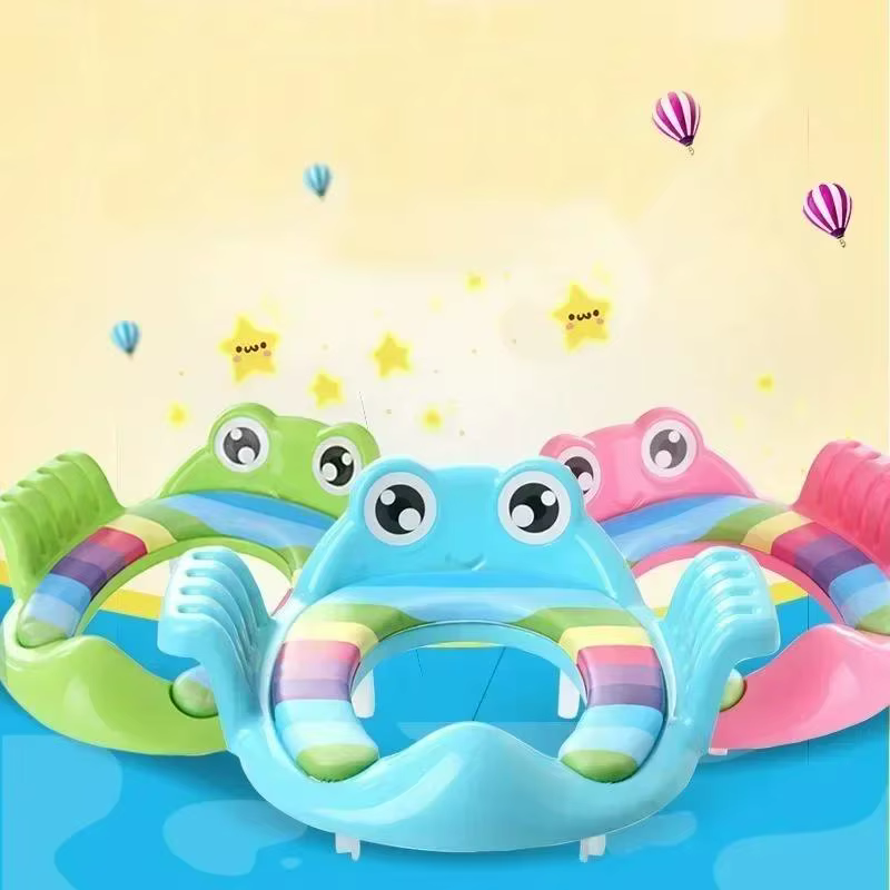 Asiento de inodoro infantil con reposabrazos para entrenamiento - imagen 5