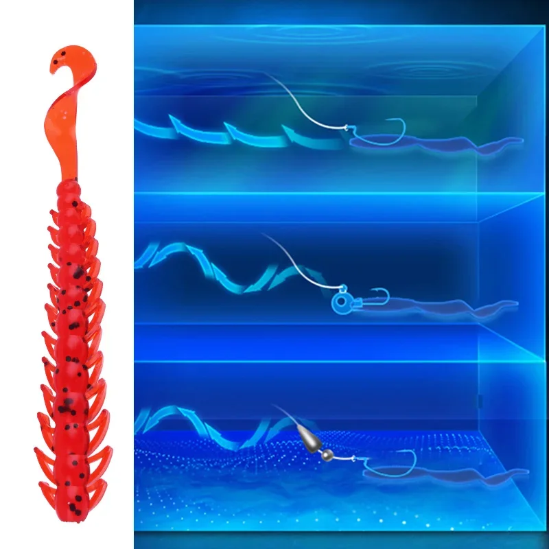 Swimbait Millipede – Vinilo para lucio - imagen 4