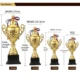 Trofeo de metal grande dorado con baño electrolítico - imagen 4