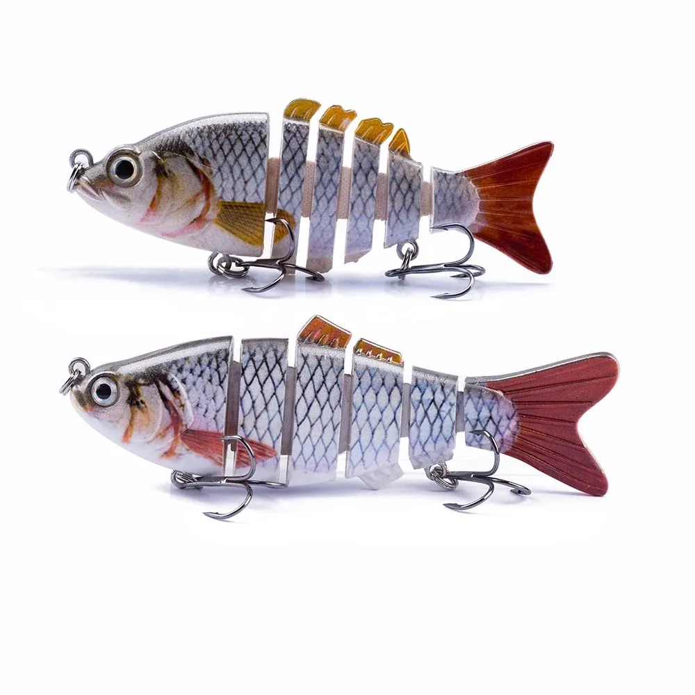 Hanlin Mini Swimbait articulado – Señuelo hundimiento para lucio - imagen 3