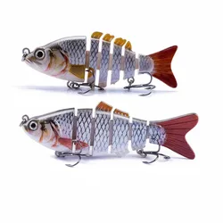 Hanlin Mini Swimbait articulado – Señuelo hundimiento para lucio