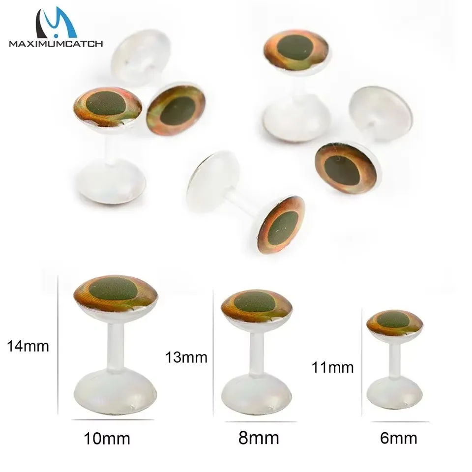 Ojos para señuelos tipo mancuerna 4D de resina Maxcatch - imagen 4