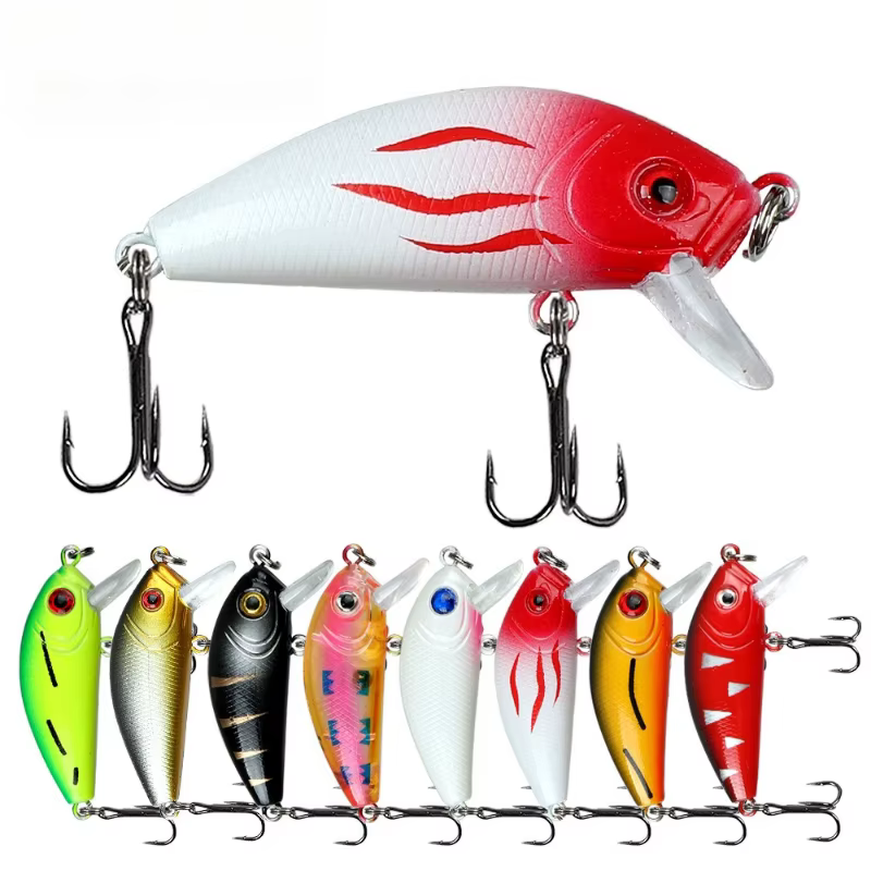 Señuelos Minnow 5 cm Superficie para Trucha de Mar y Perca - imagen 4