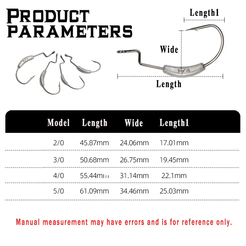 Anzuelos Jig Head para Vinilos – Swimbait ponderado lubina - imagen 3