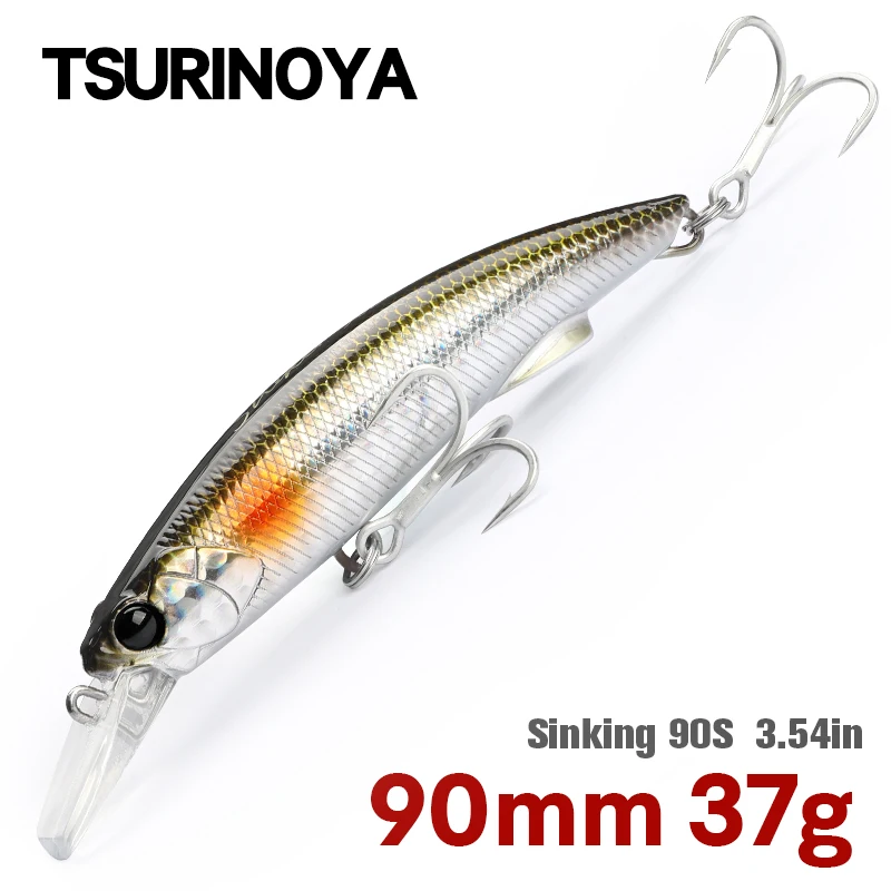 Señuelo TSURINOYA Inshore Minnow hundido para lubina y pescado azul