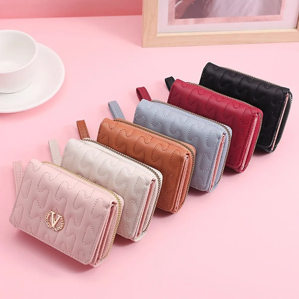 Cartera de mano con forma de V para tarjetas y documentos mujer - imagen 4