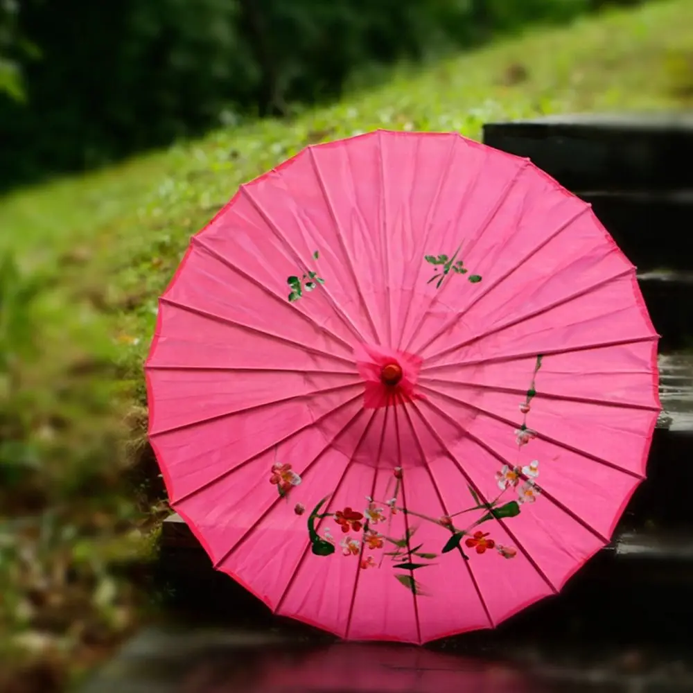 Sombrillas de papel encerado estilo antiguo para disfraces y fotografía - imagen 2