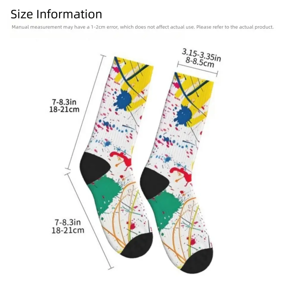 Calcetines deportivos con estampado y tejido de algodón