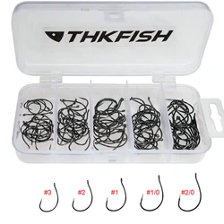 Anzuelos Wacky THKFISH #3 y 2/0 – Drop Shot para Lubina