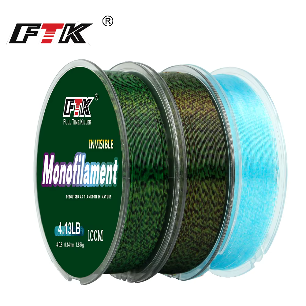 FTK Fluorocarbono Manchado Invisible – Línea de pesca resistente - imagen 5