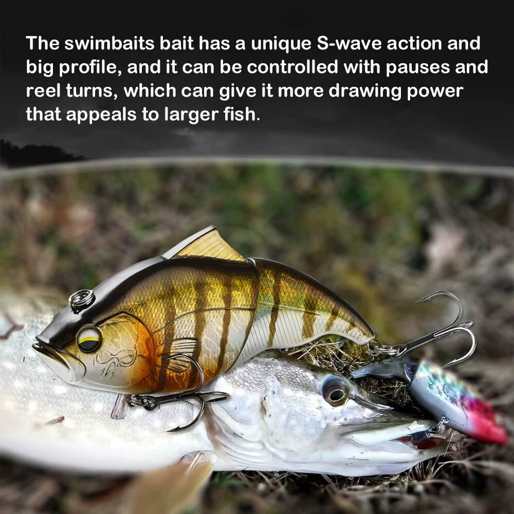 Señuelo Vib sin labios Salman 115mm – Lipless crankbait duro - imagen 3