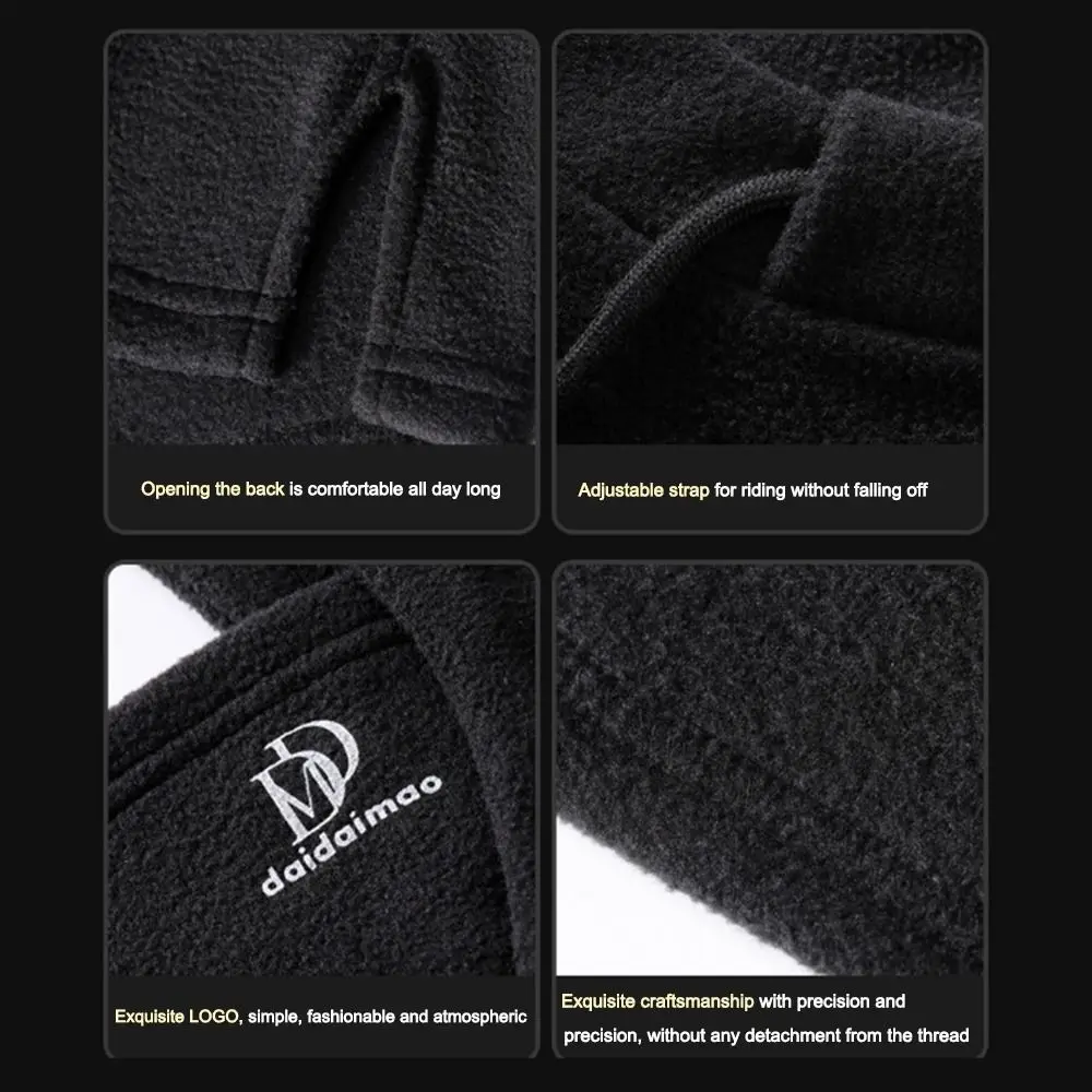 Primer plano del conjunto calentador de cuello y gorro